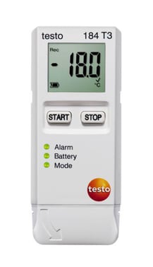 Testo 184 T3 - Temperature data logger for transport monitoring 0572 1843