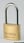 CISA Lock 50mm 2 keys per lock brass CI22011.50 miniature