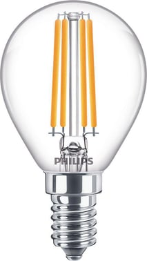 Philips CorePro LED Krone 6,5W (60W) P45 E14 827 Klar Glas 929002028592