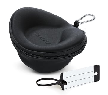 Moldex storagebag with snaphook for FFP masks black 399401