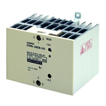 DIN rail/surfacemounting 1-pole 60 A 264VACmax  G3PA-260B-VD DC5-24 BY OMZ 376269