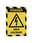Duraframe Magnetisk sikkerhed A4 Inforamme 5 stk gul/sort 4945130 miniature