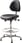 Aktiv ESD arbejdsstol høj fodkryds alu 621085272 miniature