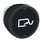 Harmony pushbutton head in metal for harsh environments with spring return and Ø37 mm pushbutton in black with white symbol, ZB4BC28014 ZB4BC28014 miniature