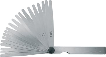 Søgerblade 0,05-1,00 mm (20 blade) 100 mm konisk afrunding og 10 mm bredde 10585100
