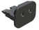 AT Wedge Lock, Wedge-Lock plug, black, Amphenol Industrial 302-20-570 miniature