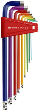 PB stiftnøglesæt L+K Rainbow 1,5-10 mm 41-212LH10RB
