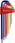 PB stiftnøglesæt L+K Rainbow 1,5-10 mm 41-212LH10RB miniature
