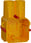 LK FUGA Air Indstøbningsdåse 1 modul uden låg (Bulk), gul 504D601020 miniature