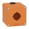 Harmony tom trykknapkasse i orange metal med 1 x Ø30 mm hul for trykknap og 2 x M20 forskruninger 80 x 80 x 77 mm XAPO1601 miniature