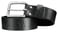 Leather belt black 110 CM 90340400006 miniature