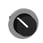 Harmony flush drejegreb i metal med en sort rund knob med 2 faste positioner ZB4FD29 miniature