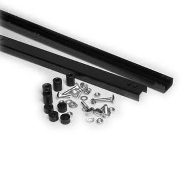 Blika Blackbolt assembly kit for tool panel/workbench VBB-1.15 and VBB-1.20 RAL 9005 141F0032-11-9005