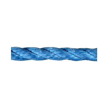 PP-rope, blue, 3-sl, 5mm, 220 m coil 25005