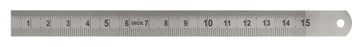 Steel ruler 150x13x0,5 mm Mattin Finish 10310114