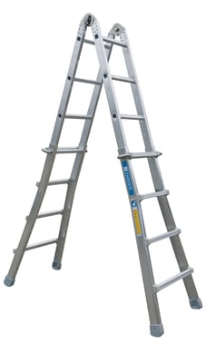 Telescopic multipurpose ladder 4x6 steps 6,40 m 41932