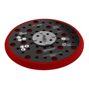 3M Xtract Back-up Pad 89409 150mm hard red 7100270476