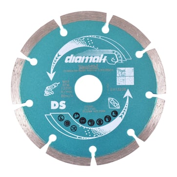 Makita Diamak diamond blade 125x22,23mm D-61139