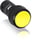 Compact low pushbutton yellow CP2-10Y-20 1SFA619101R1023 miniature