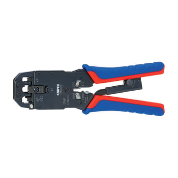 Crimping Pliers for Western plugs burnished with multi-component grips 200 mm 97 51 12