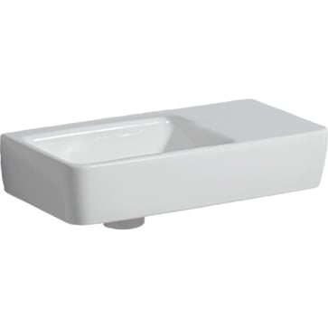 Geberit Renova Compact washbasin f/bathroom furniture, 500 x 250 x 150 mm, white porcelain 276253000