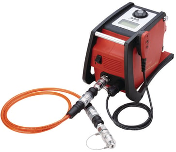 Hydraulic pump with accumulator portable TOP up to 700bar with 1,5m Flexible High Pressure Hose and Bag CP700