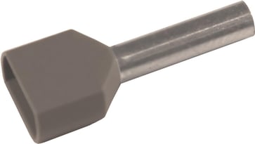 Isoleret TWIN-terminalrør A2,5-13ETT2, 2x2,5mm² L13, Grå 7287-033900