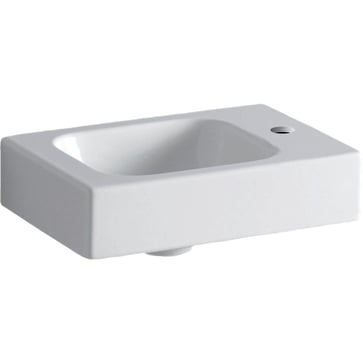 Geberit Icon washbasin, 380 x 280 x 135 mm, white porcelain KeraTect 124736600