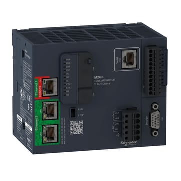 TM262M35MESE8T is for Logic centric applications, with 3 ns/inst TM262M35MESS8T