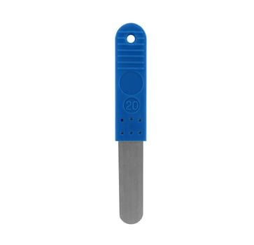 Søgerblad 0,20 mm med plastik håndtag (blå) 10590020