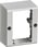 CLIC'LINE monteringsbox enkelt, lysegrå 503F5100 miniature