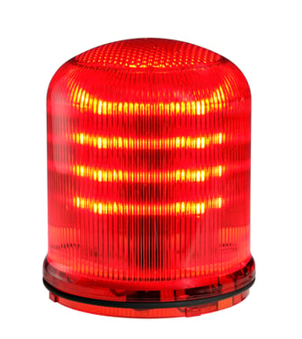 Roterende lampe/blinklampe - RØD, FLR 90353