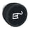 Harmony pushbutton head in metal for harsh environments with spring return and Ø37 mm pushbutton in black with white symbol, ZB4BC28015 ZB4BC28015 miniature