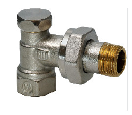 AEN15  Angle lockshield valve 1/2'' BPZ:AEN15