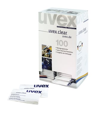 Uvex lens cleaning towlettes 9963005
