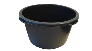 Masonry tub black 65 litres 173010