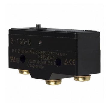 pin plunger SPDT 15 A screw terminals  Z-15G-B OMI 382399