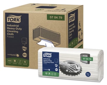 Tork Industrial Heavy-Duty Cleaning Cloth W4 white 570479