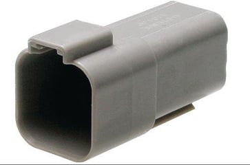 Kabelhanstik stikforbindelse 6 poler grå Amphenol Industrial 144-03-263