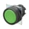 bezel plastic flatmomentary cap color opaque green  A22NZ-BNM-NGA 660475 miniature