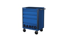 Bahco E72 værktøjsvogn 5 skuffer Blå