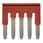 Cross bar for klemrækker 2,5 mm ² push-in plus modeller, 5 poler, rød farve XW5S-P2.5-5RD 669963 miniature