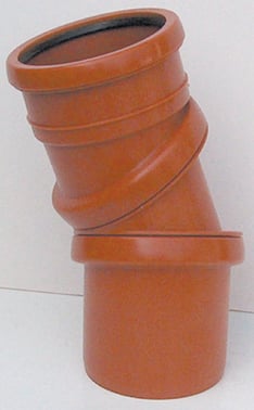 Bøjning drejelig rød 110 mm muffe 195058-110