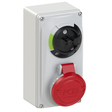 Switch interlock socket Compact 16/4 6h IP44 6114-6 6114-6