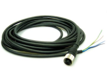 Connection cable 5 m long, M12 socket and open wire ends 0699 3393