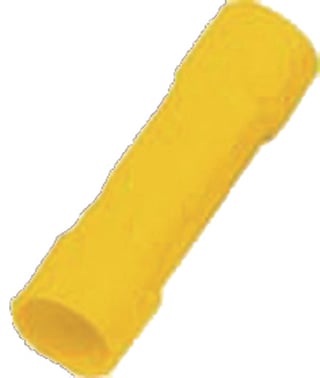 Insulated butt connector 4-6mm² yellow ICIQ6V
