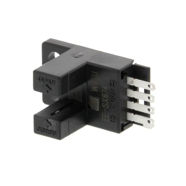 Foto mikro sensor, type slot, close-montage, L-ON/D-ON vælges, PNP, stik EE-SX674R 392324