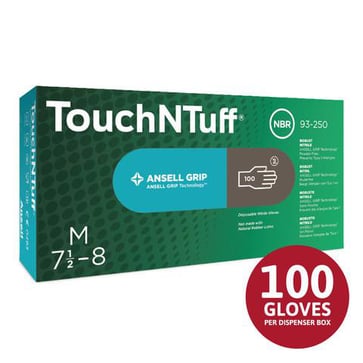 Handsker Ansell TouchNTuff 93-250 100 stk str 9,5-10 (XL) 93250100