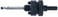 VIKING Holder M46PS til hulsave Ø32-250 mm 11 mm skaft med kort HSS forbor 71 M46PS miniature