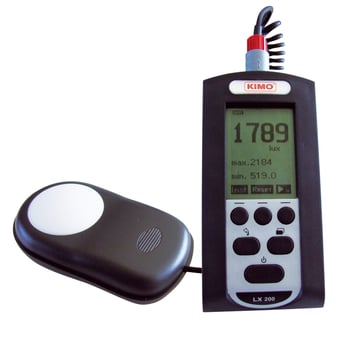 Kimo LX200 – Håndholdt luxmeter med kalibreringscertifikat 5706445790869